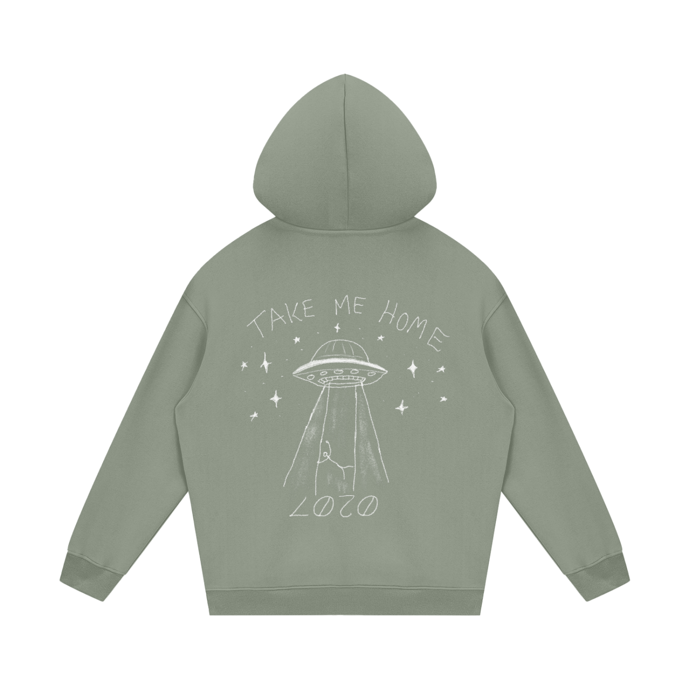 UFO Unisex Fleece Hoodie