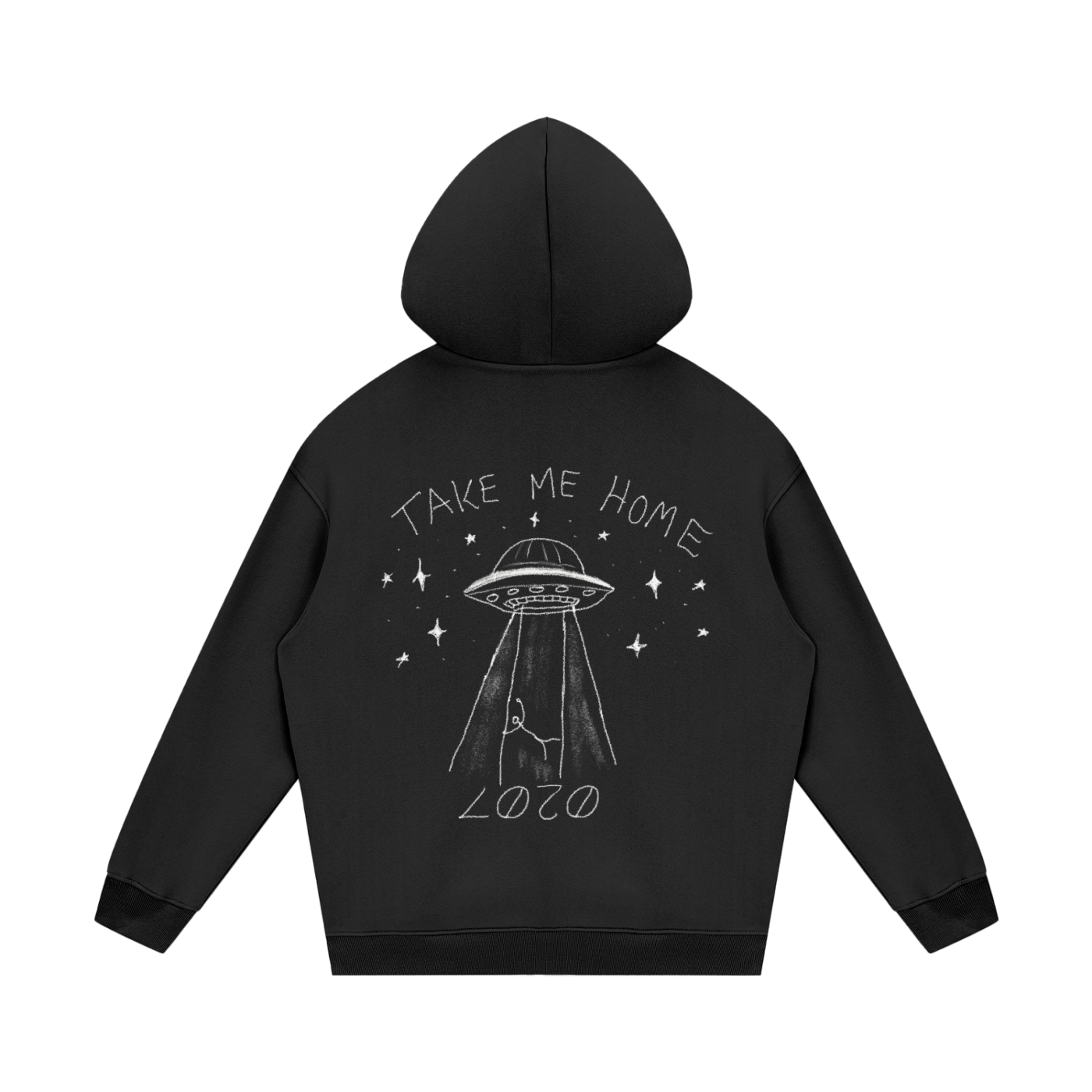 UFO Unisex Fleece Hoodie